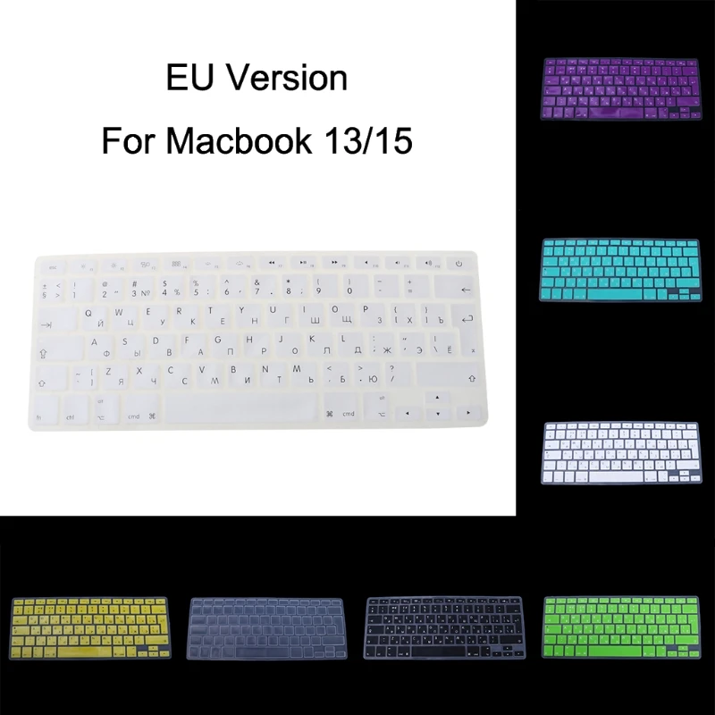 Keyboard Skin Cover for Macbooks Air 13 15 EU Laptop Keypad Sticker Dropship