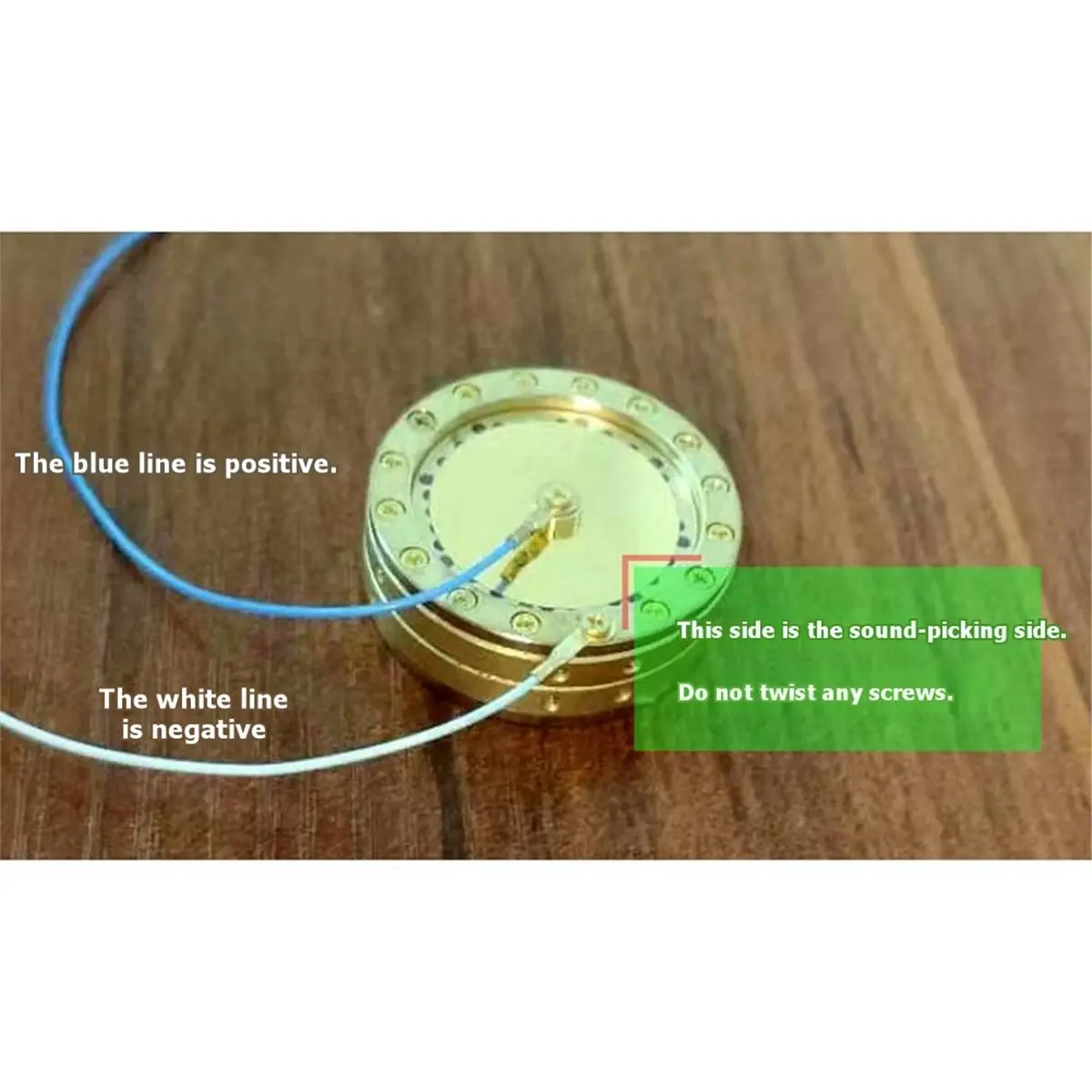 34mm Large Diaphragm Condenser Mic Capsule K67 Type Dual Sided Gold-Plated for Recording Studio Microphone DIY