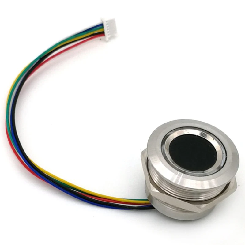 R503 Circular Round Two-Color Ring Indicator LED Control DC3.3V MX1.0-6Pin Capacitive Fingerprint Module Sensor Scanner