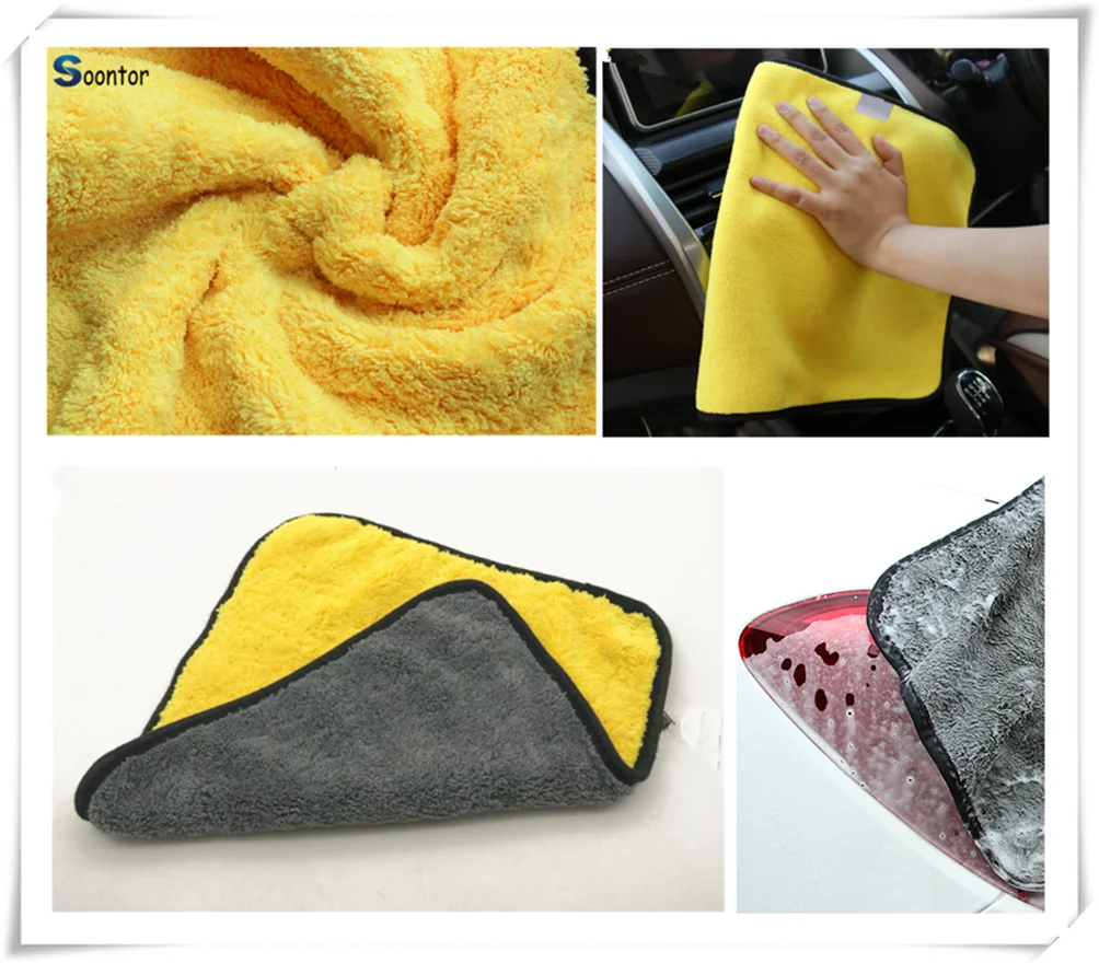 1pcs Car care polishing wash towel fiber cleaning cloth for Mercedes Benz AMG GT GLC GLE GLS R Class ML GL G R