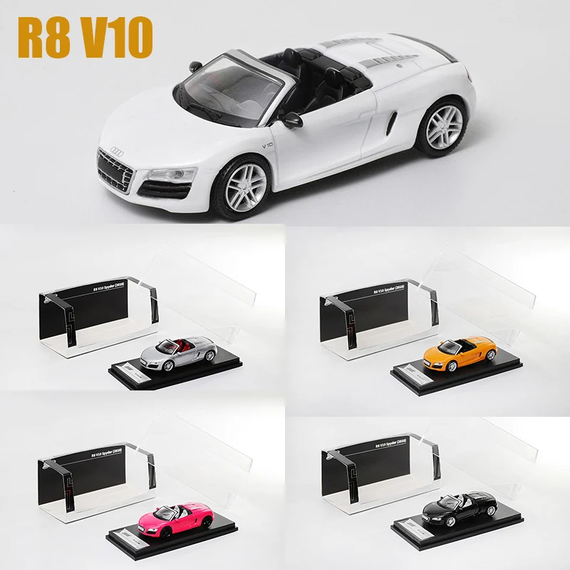 

DCT 1:64 Audi R8 V10 Spyder Модель автомобиля из сплава Коллекционный орнамент