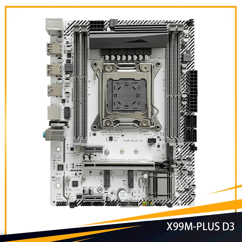 لوحة أم Micro ATX ، X99 ، ، D3 لـ JGINYUE LGA 2011v3 ، DDR3 ، igb ، PCI-E