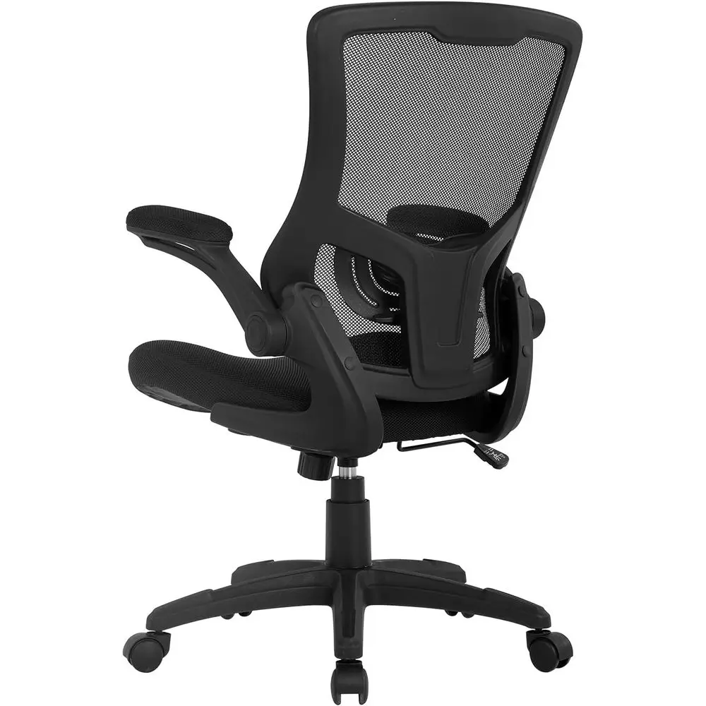 

Home Oice Chair Mesh Desk with Lumbar Support lip Up Arms Ergonomic Chair Adjustable Swivel Rolling Executi