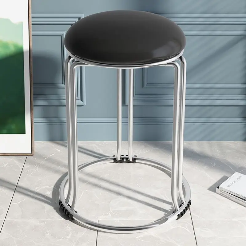 05118 Stools for home modern simple round stools low stools small dining table stacking stools