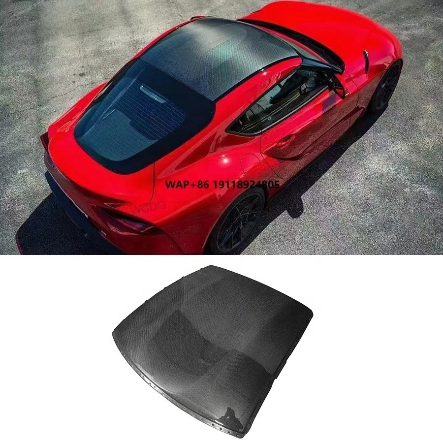 

Carbon Fiber Roof Cover for Supra A90 2019-2020 Car Exterior Parts Roof Parts Body Kit
