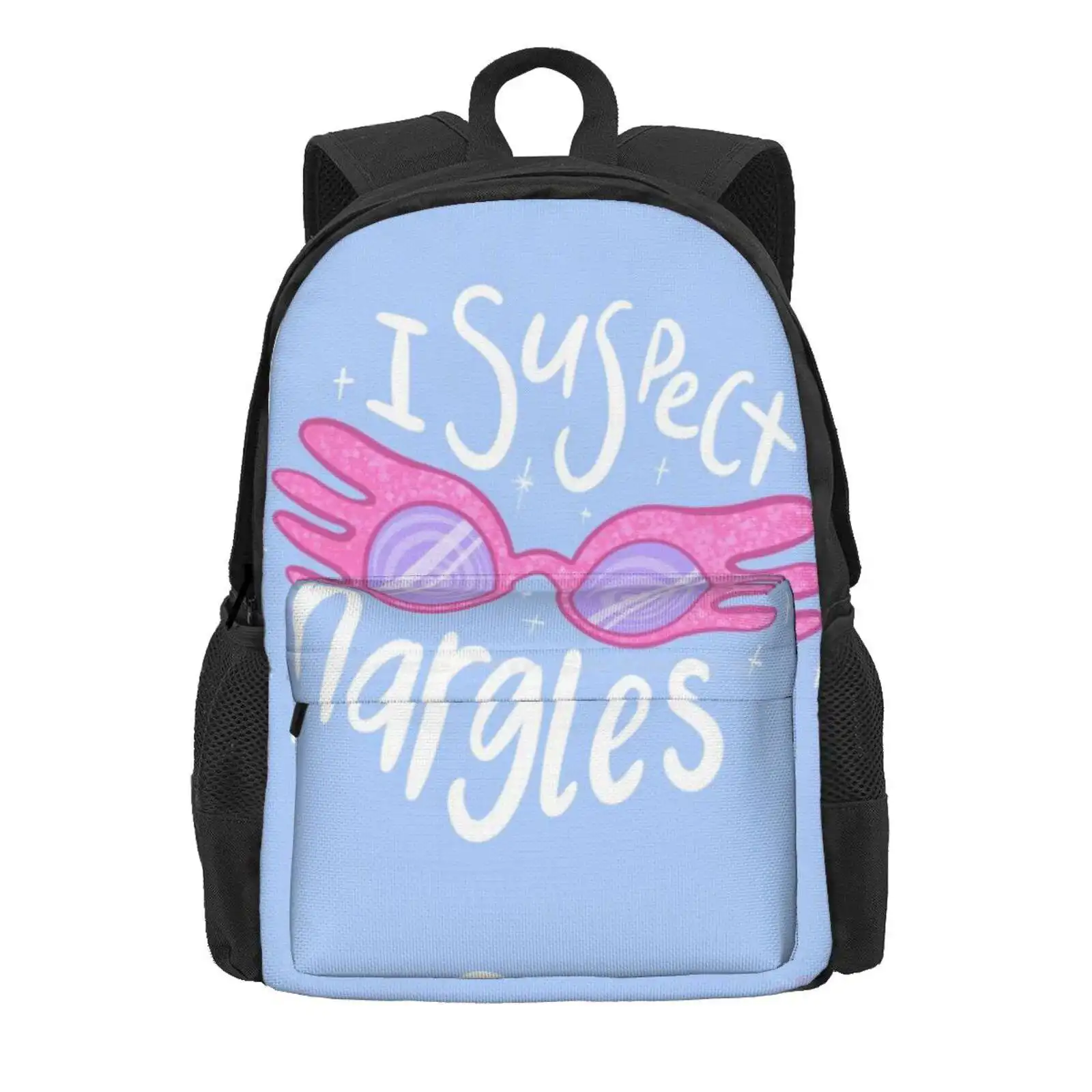 I Suspect Nargles - Luna Lovegood Hot Sale Schoolbag Backpack Fashion Bags Luna Lovegood I Suspect Nargles Pottermore Jk