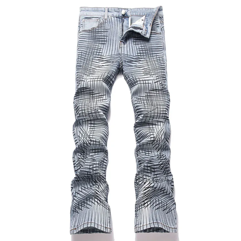 Men Flared Jeans Gothic Neutral New Wide Leg Loose Hip-hop Fashion Youth Streetwear Denim Trousers Skateboarding Pants