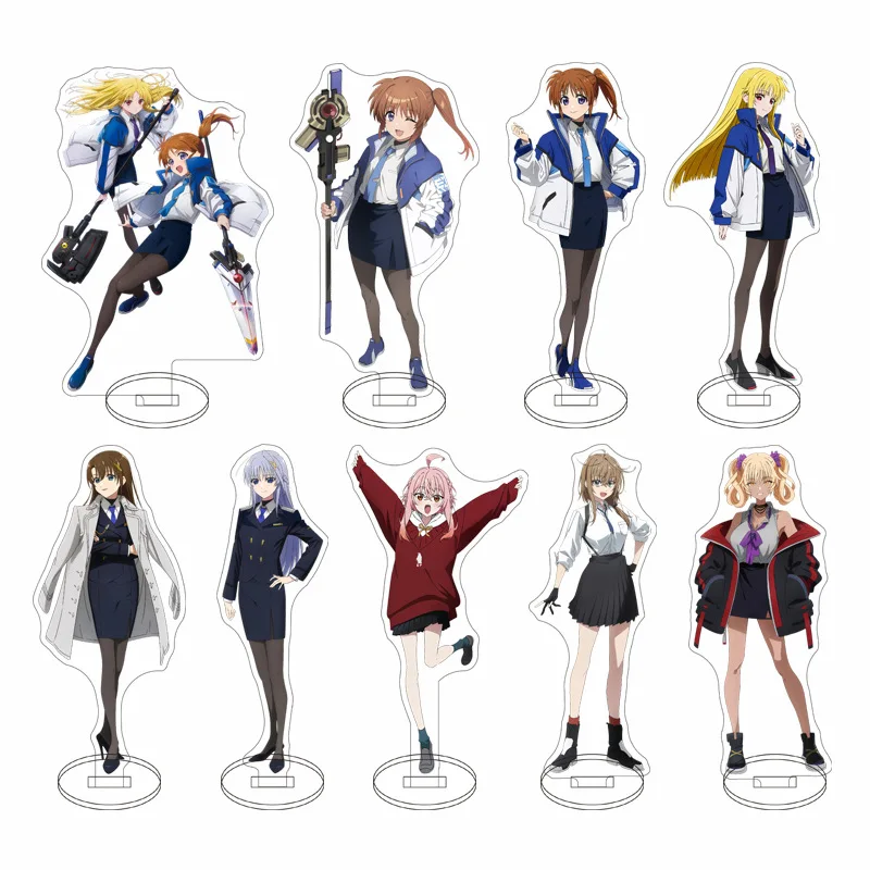 Magical Girl Lyrical Nanoha Exceeds Gun Blaze Vengeance - Figura de Acrílico de Anime, Accesorio de Colección, Regalo