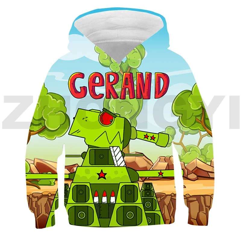 

Hot Game 3D Anime World of Tanks Hoodie Teenager Streetwear Children Oversized Pullover War Thunder Sweatshirt Kids Gerand Tanks