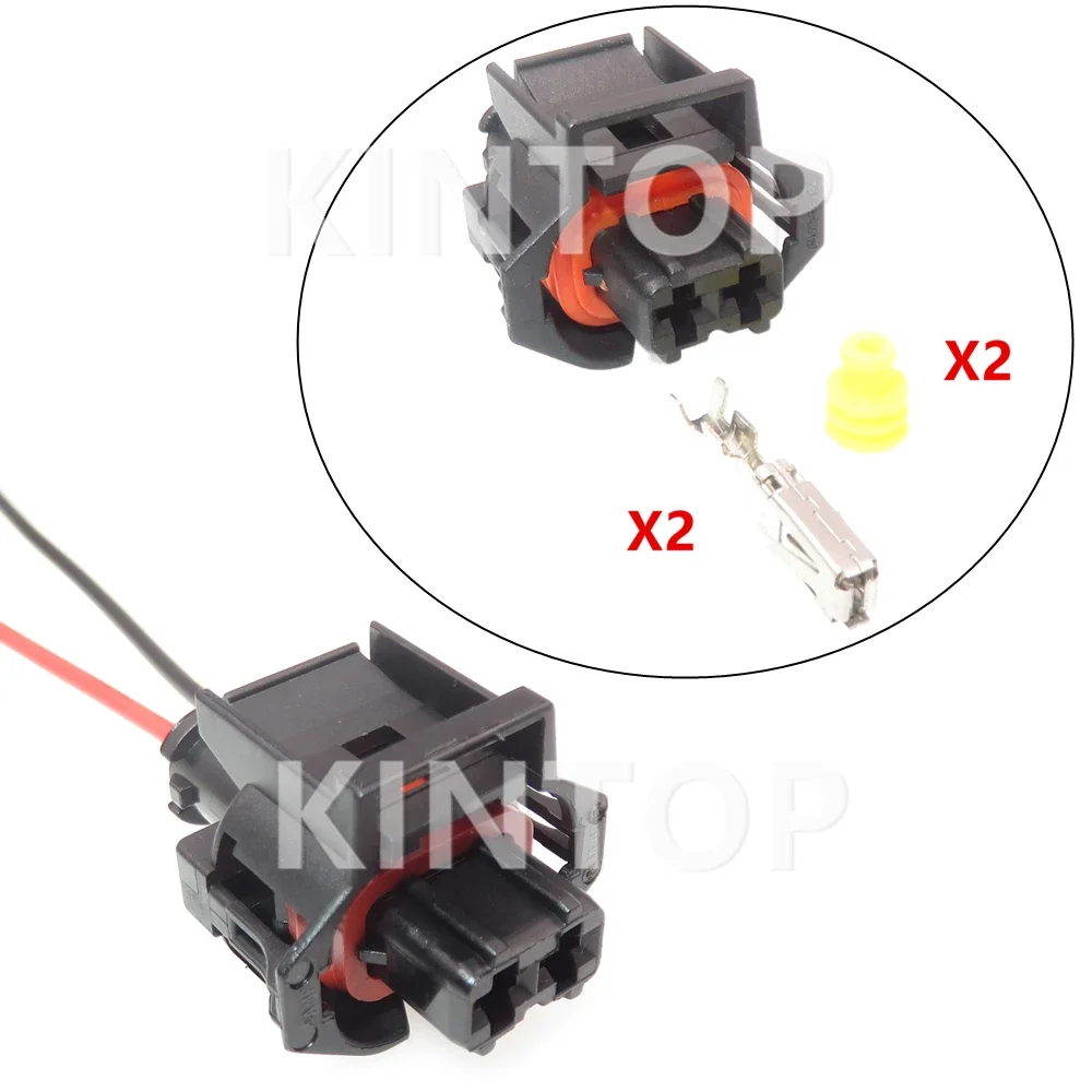 

1 Set 2 Pins AC Assembly Sensor Waterproof Adapter Automobile Electric Wire Socket 936059-1 Car Electrical Connector With Wires