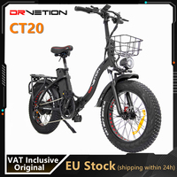 EU Stock Original Drvetion CT20 E-Bike 750W Motor 48V 10Ah/15Ah/20Ah Battery 45KM/H Speed 20Inch Tire Outdoor Electric Bicycle