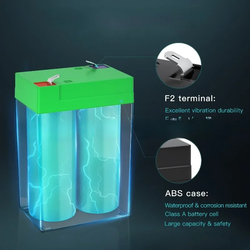 6 فولت 4Ah قابلة للشحن ليثيوم فوسفات الحديد LiFePO4 بطارية حزمة 2000 دورة مصدر طاقة محمول للتخييم في الهواء الطلق