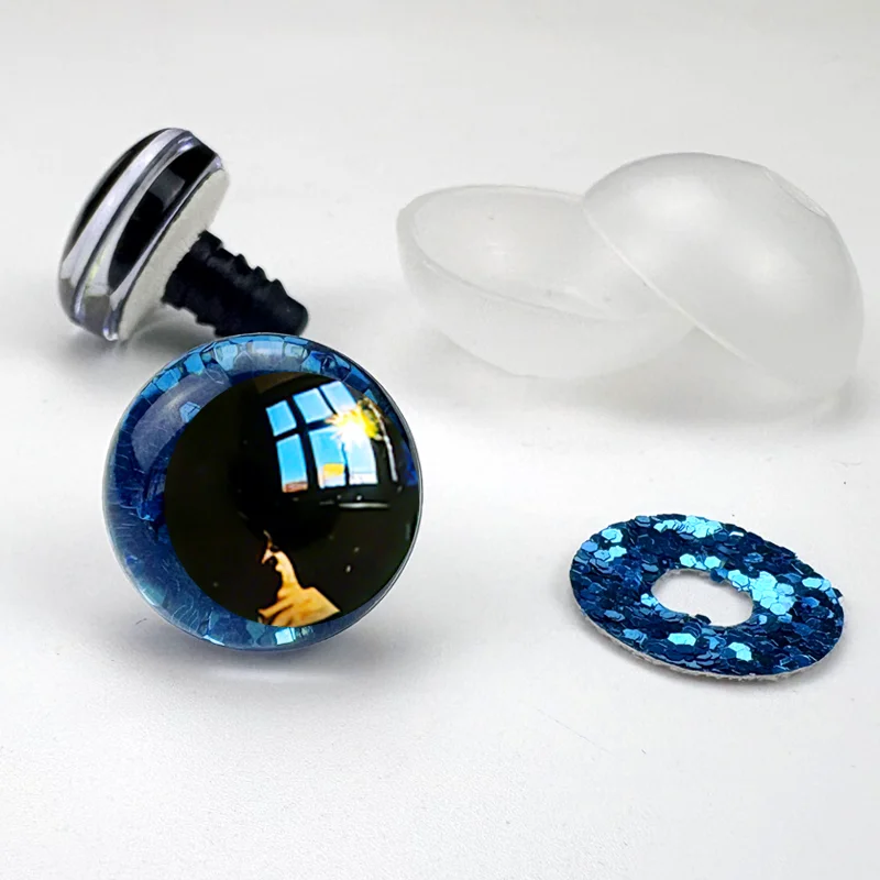 20 einzigartige „Auge“-Spielzeuge, erhältlich in den Größen 14–20 mm, 3D-Cartoon-förmige blinkende Augen, sichere Augen für DIY-Bastelarbeiten. – Detail 11