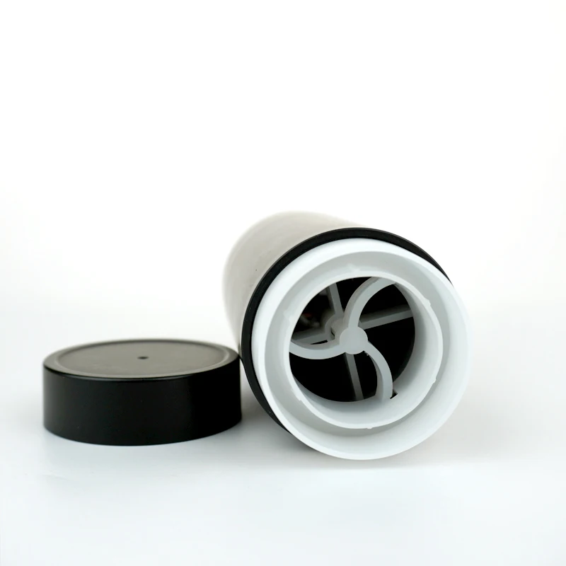 3/12/24個入り 75g AS マットブラック デオドラント容器 空のツイストアップ式 フロスト加工 デオドラントスティック包装チューブ 75ml ブラックスリーブ