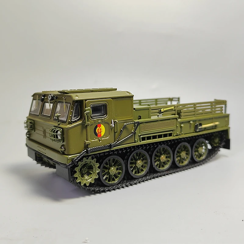 1:43 Scale Diecast Alloy Soviet Militarized ATS59G Tracked Transport Vehicle Chariot Model Classics Gift Souvenir Static Display