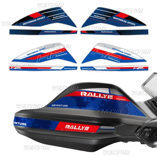 Para R1200GS R1250GS ADV Rallye HP4 Trophy Triple negro protector de manos para motocicleta pegatina Motorrad calcomanías protectoras de mano
