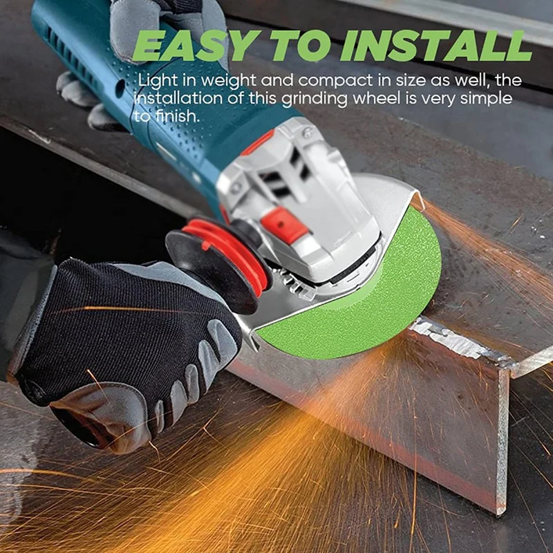 Disque de Meulage de Dalles de Roche pour Meuleuse d'Angle, 100mm, 6 Pièces