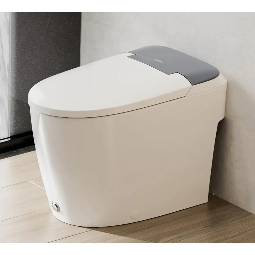 

Non-Electric 1-Piece Smart Toilet: Elongated, Bidet, Air Pressure-Assisted Flush, Footkick, Soft Open/Close, 1.0 GPF