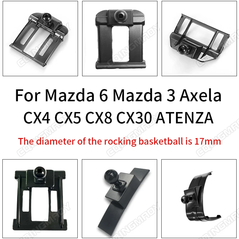 

Car Phone Holder For Mazda 6 3 Axela CX4 CX5 CX8 CX30 ATENZA Snap on mobile phone base accessories