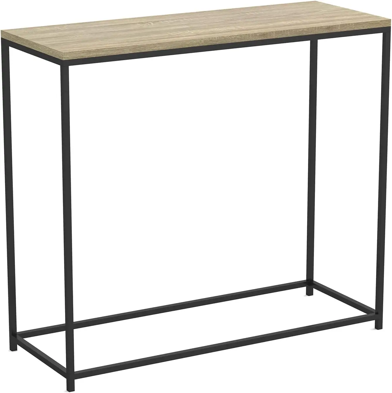 

Console Table-Dark Taupe/Black Metal -