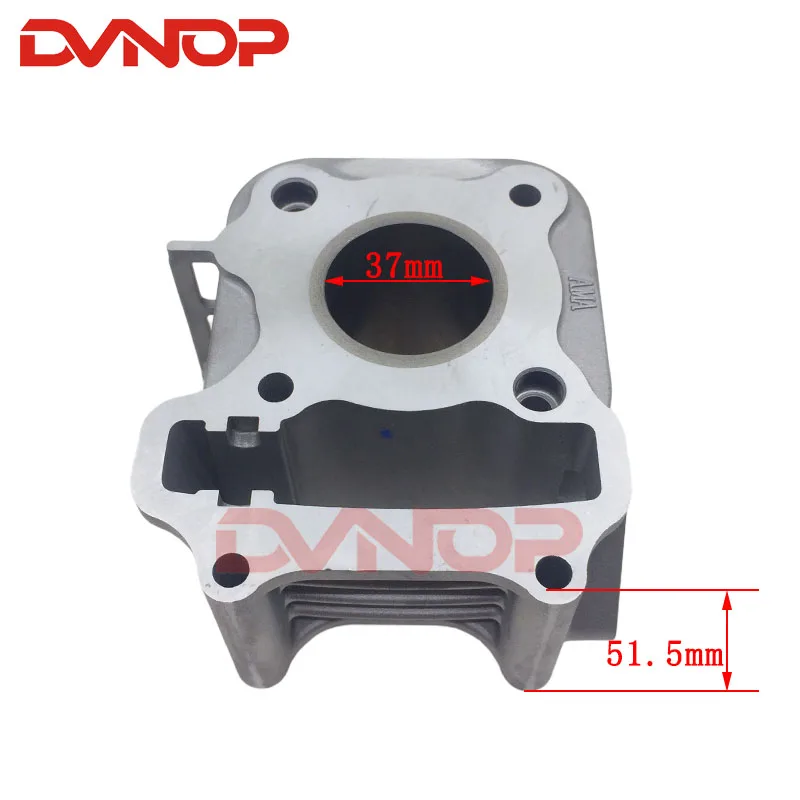 37mm Scooter Cylinder for SYM Mio 50 Fiddle 2 Jet 4 Allo Cello 50cc Awa XS1P37QMA QJ50QT-18D12100-AMA-000 4-stroke engine part