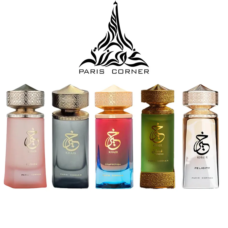 

Парфюмерная вода Khair Confection EDP, 100 мл, сладкий аромат конфет, парфюм Paris Corner, нежный аромат грушевого крема, для мужчин и женщин