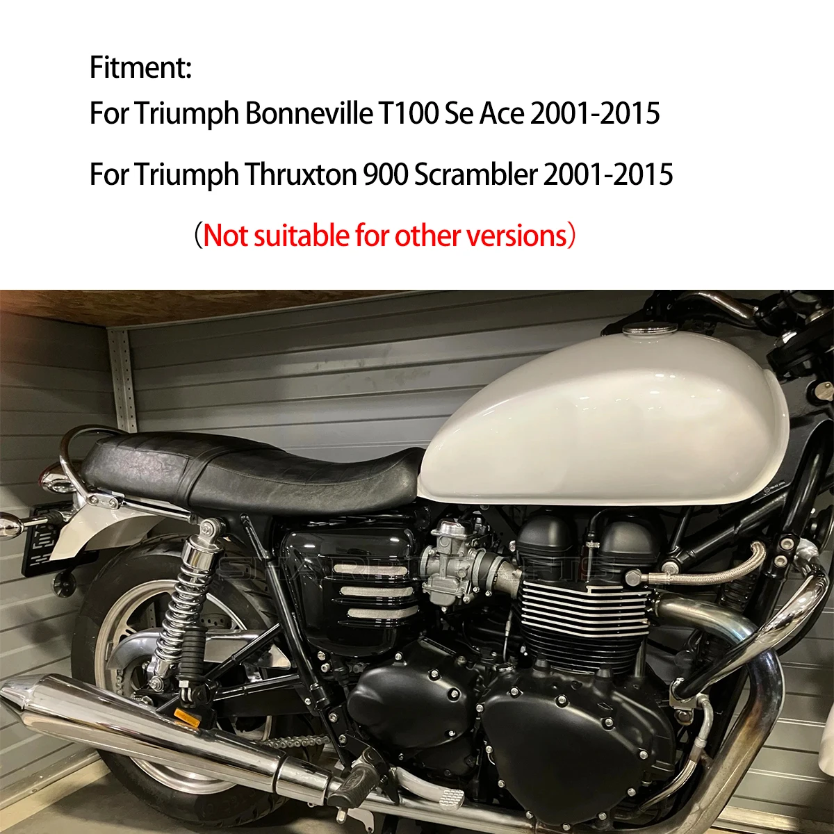 Motorcycle Left & Right Side Fairing Battery Cover For TRIUMPH 2001-2015 BONNEVILLE T100 SE ACE Thruxton 900 SCRAMBLER