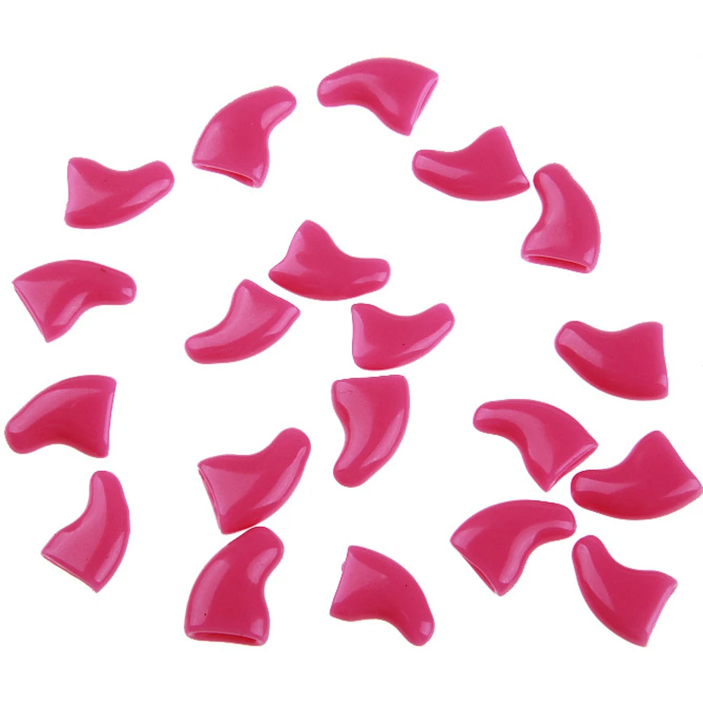 20pcs Silicone Soft Cat Nail Cap Cat Paw Claw Pet Nail Protector Cat Nail Cover Pet Nail Protector Kitten Cat Pet Protection