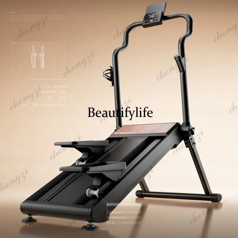 A85 Magnetic Control Climbing Machine Home Stepper Climbing Exercise Mountaineering Machine
