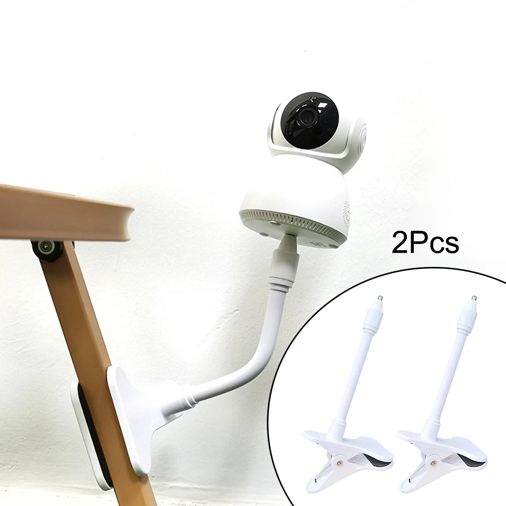 

2pcs Monitor Mount Protable Flexible Camera Clamp Mount Baby Monitor Camera Holder Stand Camera Support Security Protection