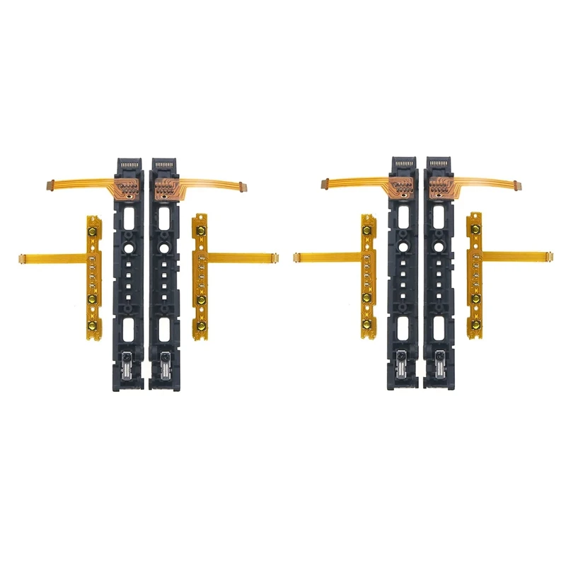 RISE-2X Replacement LR Slide Left Right Slider Rail With SL SR Flex Cable For Nintend Switch NS Joy-Con Joycon Controller