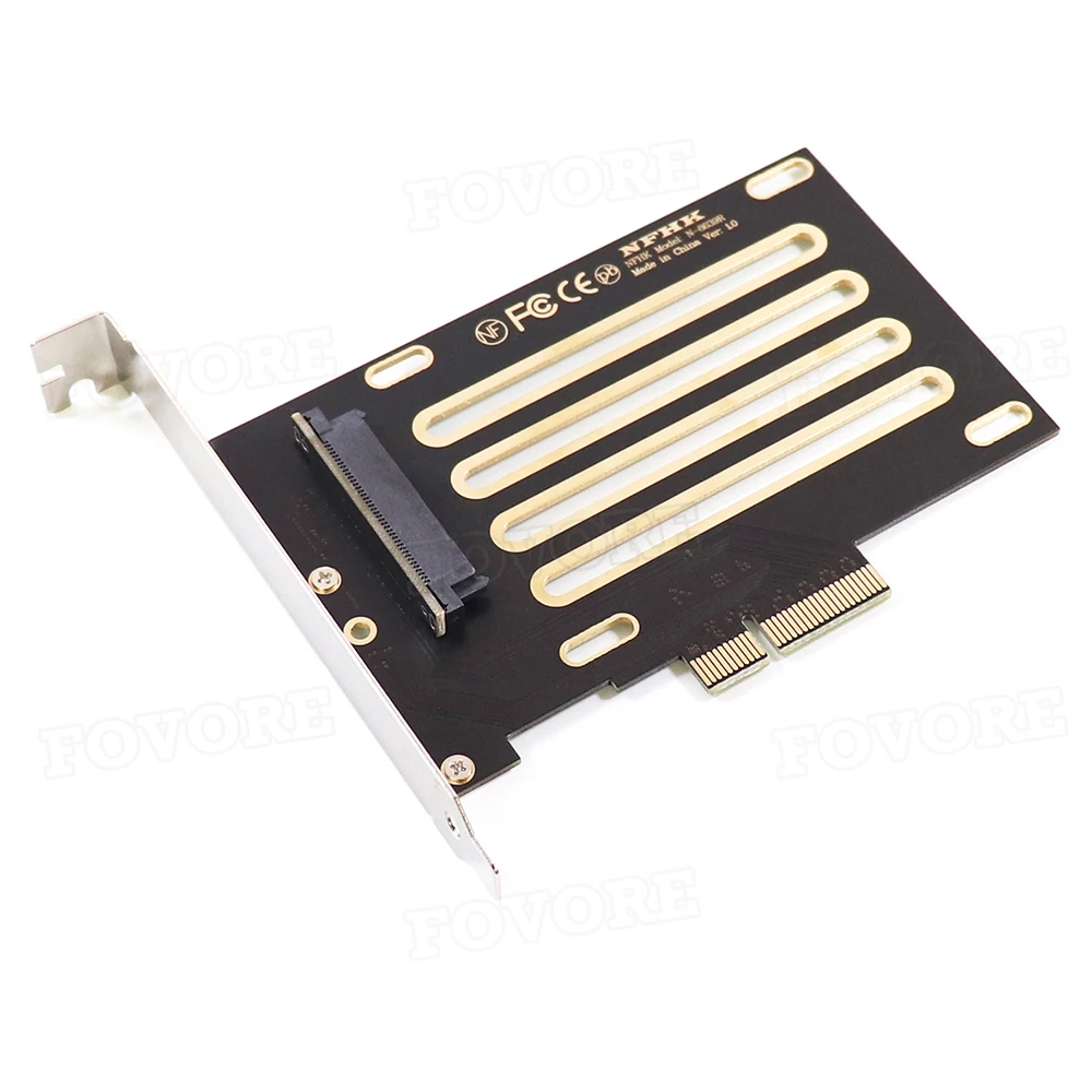 PCI-E 4.0 X4 Lane to SFF-8639 U.3 U3 Kit Host Adapter for Motherboard PM1735 NVMe PCIe SSD