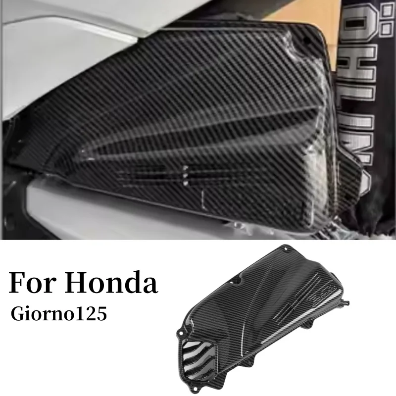 

For Honda Giorno 125 2022-2025Carbon Fiber Air Filter Cover Water Transfer Printing Cover Modified Part Motorcycle Accessories
