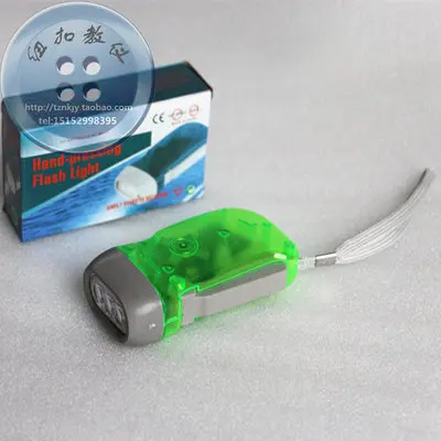 Kinetic power generation flashlight physical optics experimental teaching instrument handheld mobile light