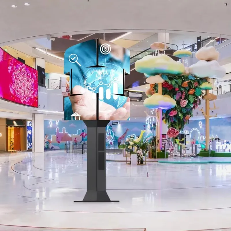 Freestanding Giant Advertising Poster Led Screen Multi-Layer Led Display Board Mechanical Led Display Screen