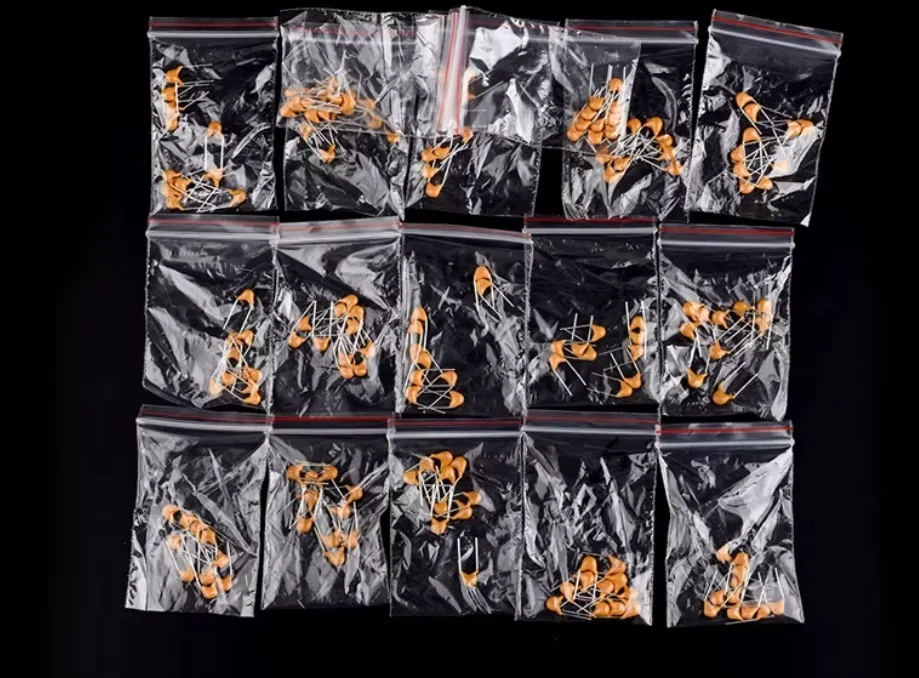 180PCS=18values*10pcs 105/223/224/471/P PF UF NF Assorted Set 5.08MM Capacitance Pack Monolithic Capacitor Kit 101/103/103/104/