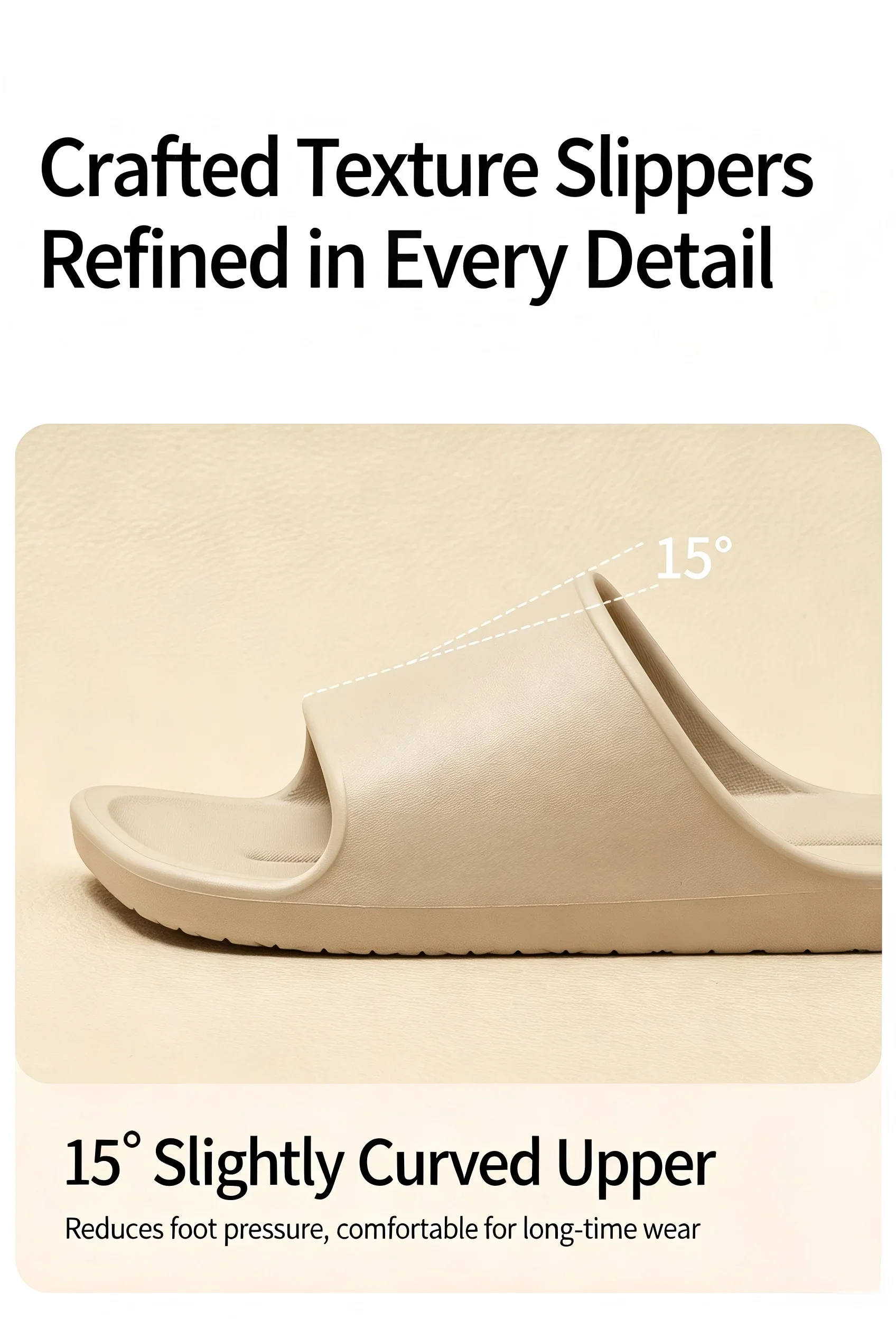 ZUOFU Unisex Schnelltrocknende EVA-Slipper für Frühling und Sommer, Rutschfest, Weich, Leicht, für Innen- und Außenbereich, Badezimmer und Zuhause – Detail 11