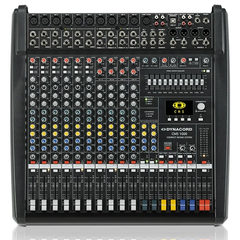 99 kinds of stage-specific mixers with double reverberation effects for DYNACORD earth CMS600-3 mixer.