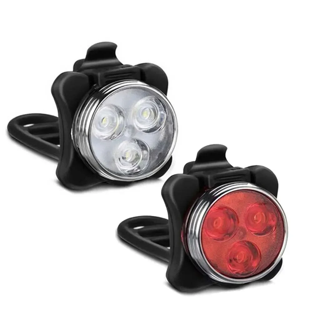 

3 LED USB Rechargeable Bike Taillight Clip On Tail Lamp for Cycling Enhances Visibility with Bright Light Bike Accessories