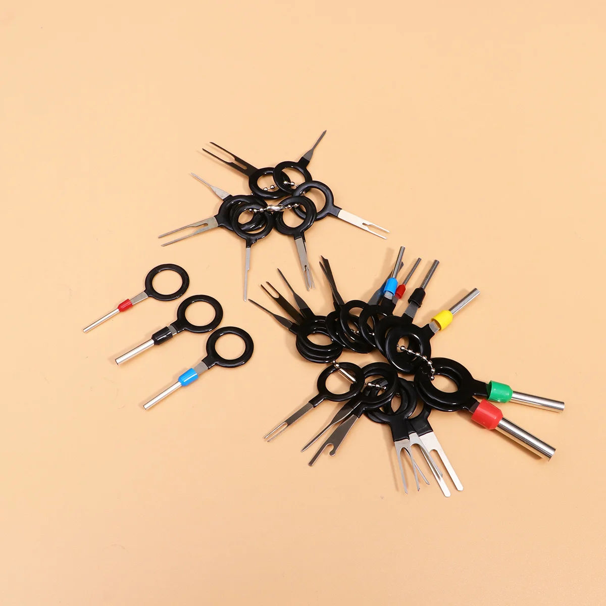 

29pcs Terminal Removal Tool For Auto Car Plug Connector Pin Extractor High Hardness Rust Proof Durable Needle Remove Tool Set