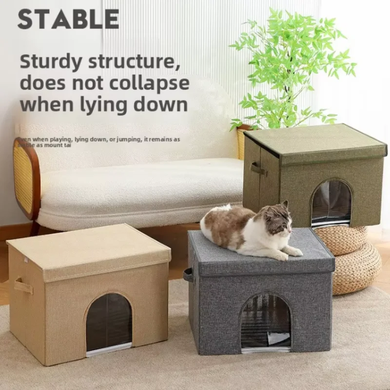 Casa refugio refrigerante plegable para gatos y perros, portátil - imagen 5