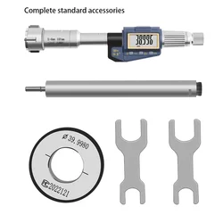 Digital Three-Claw/three-Point Inner Diameter Micrometer For Measuring Through Holes, Blind Holes, And Bearing Inner Holes 0.001