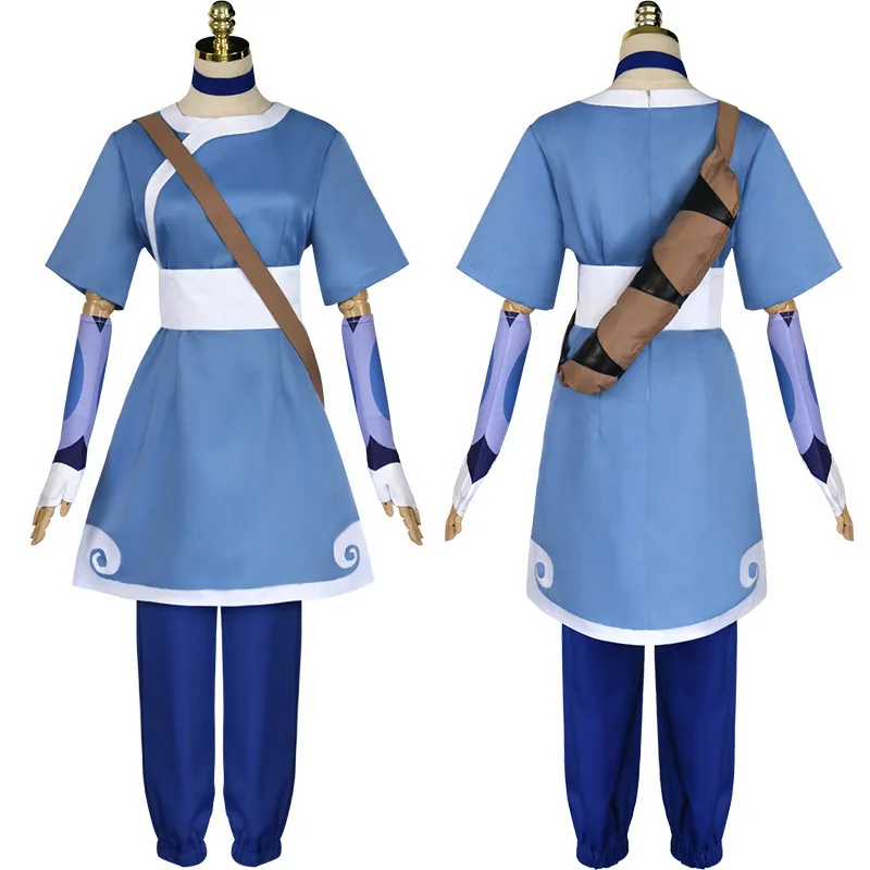 Disfraz de Avatar: La Leyenda de Aang para Cosplay de loween, Atuendo de Mujer de Bumi, Aang y Katara, Producción China, C...