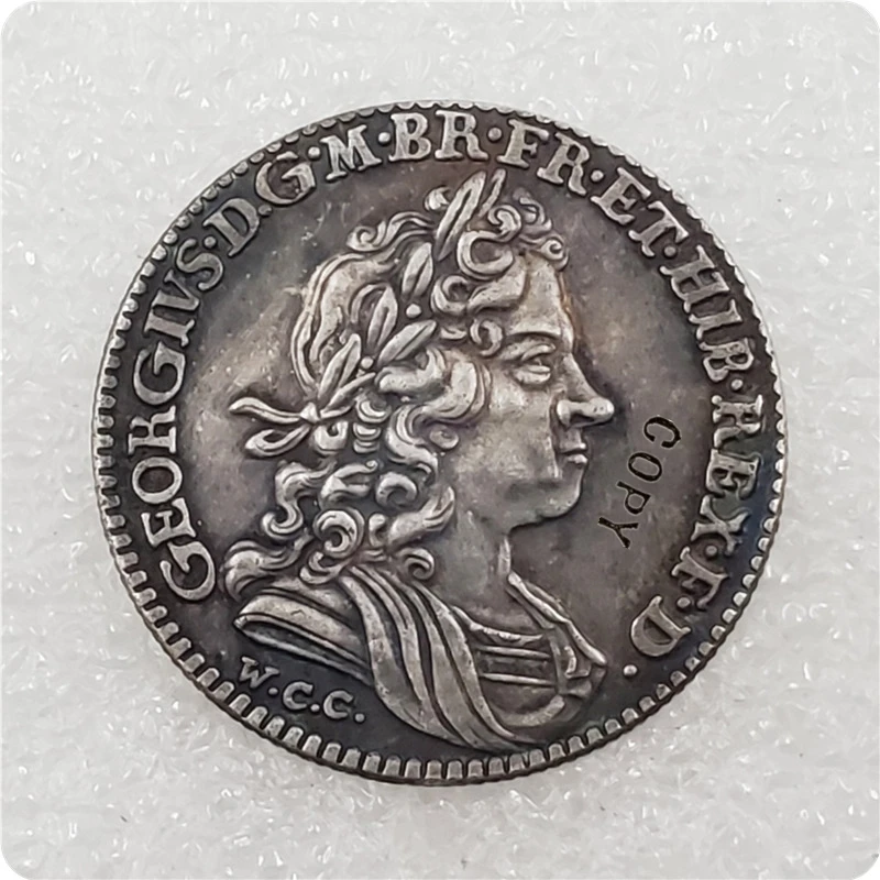 1724 United Kingdom 1 Shilling - George I (2nd bust) Copy Coin