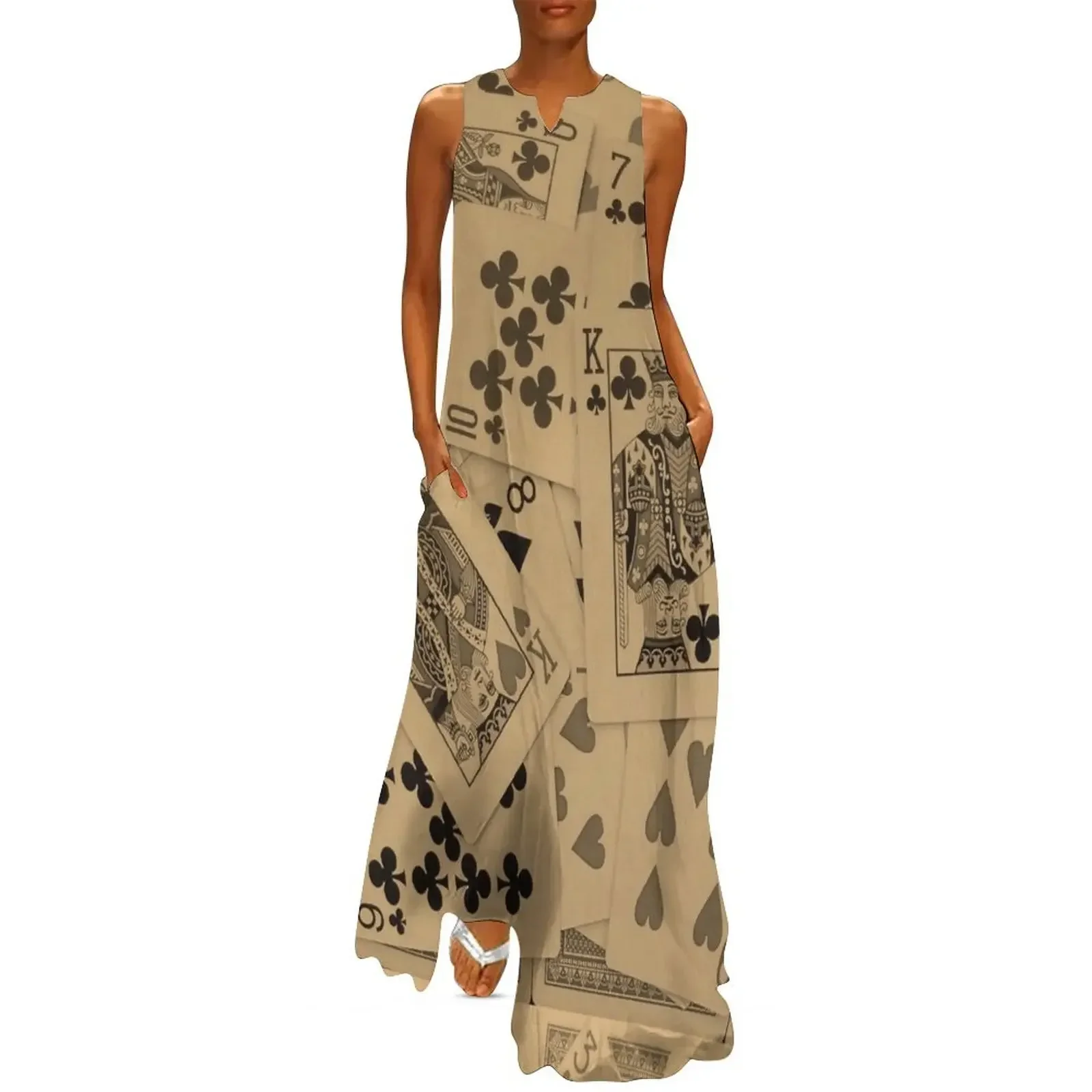 

Playing Cards Scattered Long Dress summer dresses Dress for girls dresses for women 2025 Dress