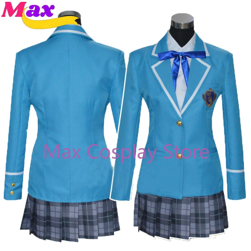 Max Cos Ensemble Stars Transfer Student Girl's School Uniform Cosplay Costume gift socks Any Size