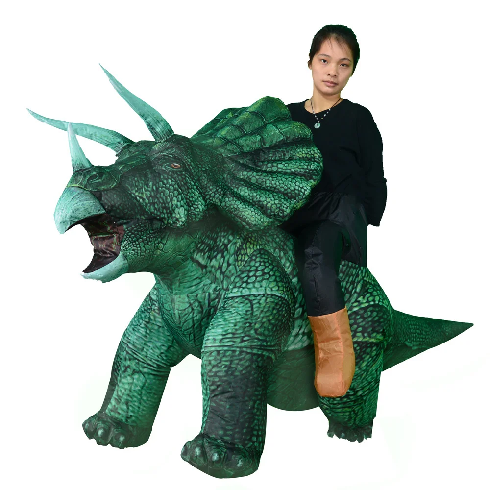 Inflatable คอสเพลย์ชุดรูปแบบไดโนเสาร์,Tyrannosaurus Rex,Pterodactyl,Mascot ฮาโลวีนเหมาะสำหรับผู้ใหญ่ผู้ชายและผู้หญิง +