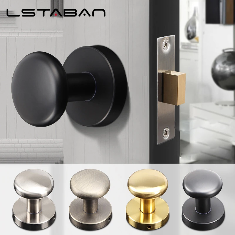 Zinc Alloy Invisible Door Lock Single-sided Indoor Concealed Door Lock Bedroom Hidden Background Wall Hidden Wooden Door Lock