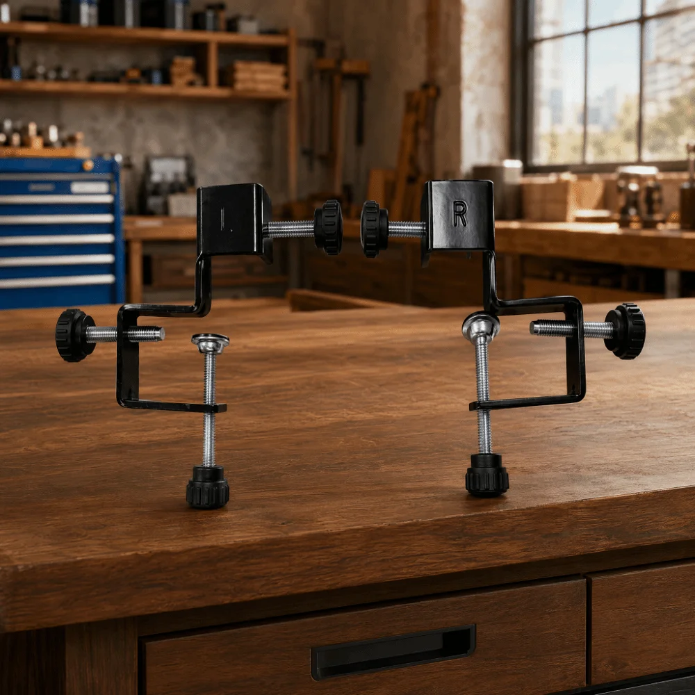 2pcs Adjustable Design Drawer Installation Tool Drawer Front Panel Clamps Woodworking Tool Cabinet Hardware Jig