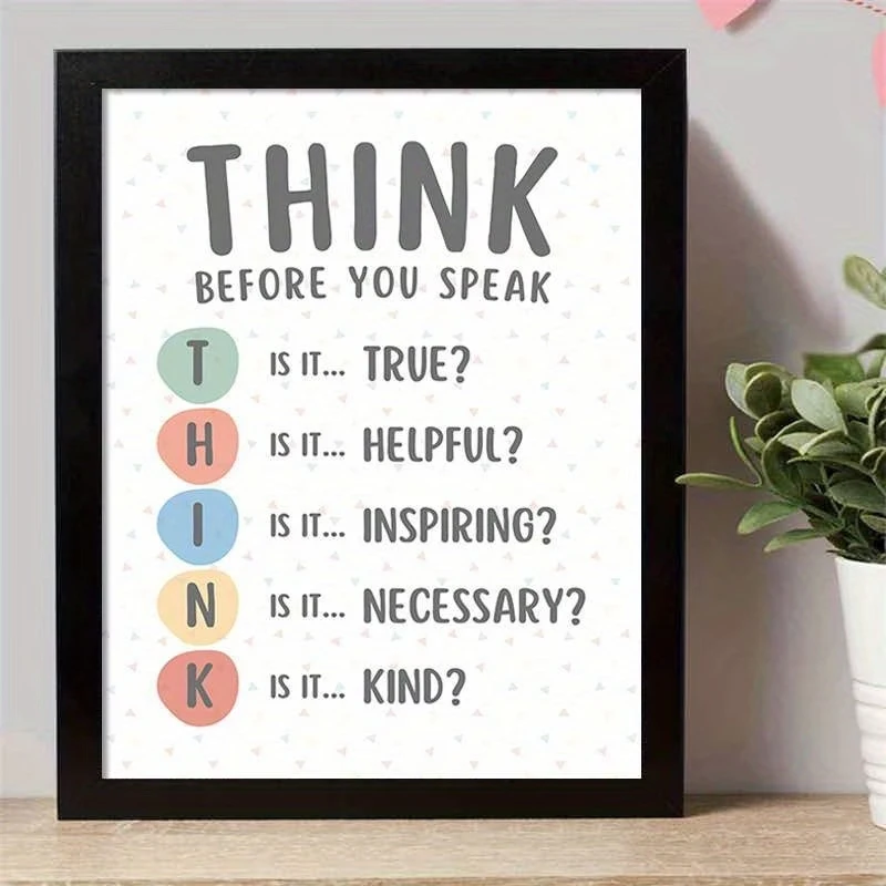 Nordic,Modern THINK Before You Speak